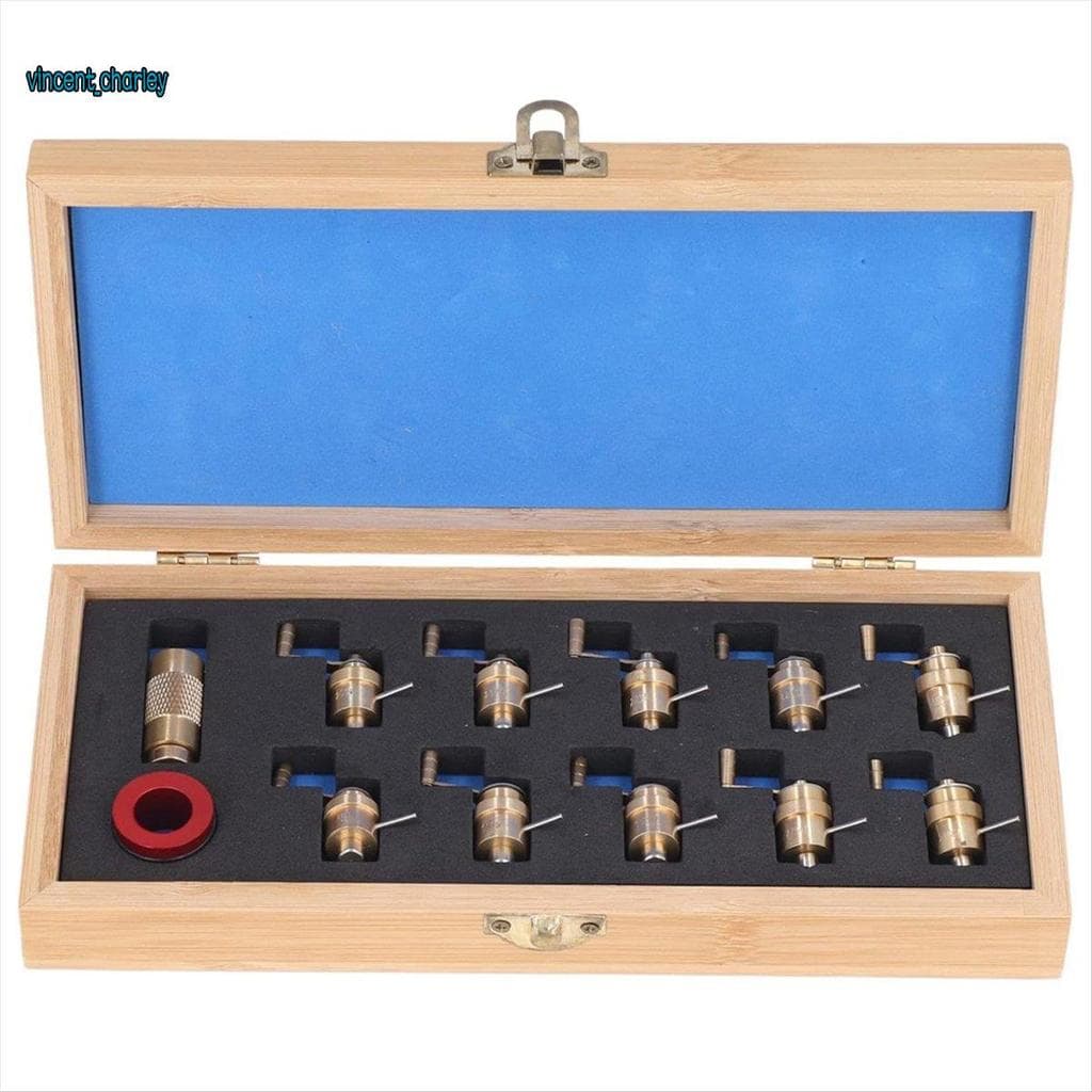 [vincent_c] Conjunto De Enrolador De Mola Principal De Relógio Ferramenta De Reparo De Latão Kit Pulso De Ferramentas De