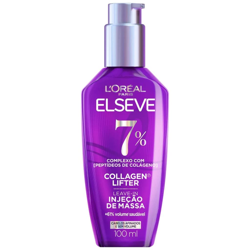 SÉRUM LEAVE-IN ELSEVE LOREAL COLÁGENO LIFTER  DE MASSA 100ML
