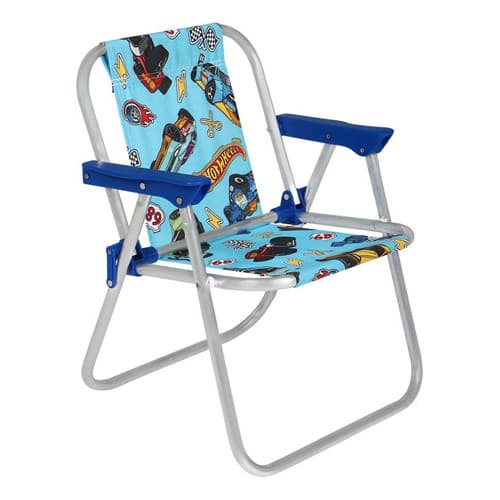 Cadeira De Praia/piscina Infantil Hot Wheels Belfix Cor Azu Azul