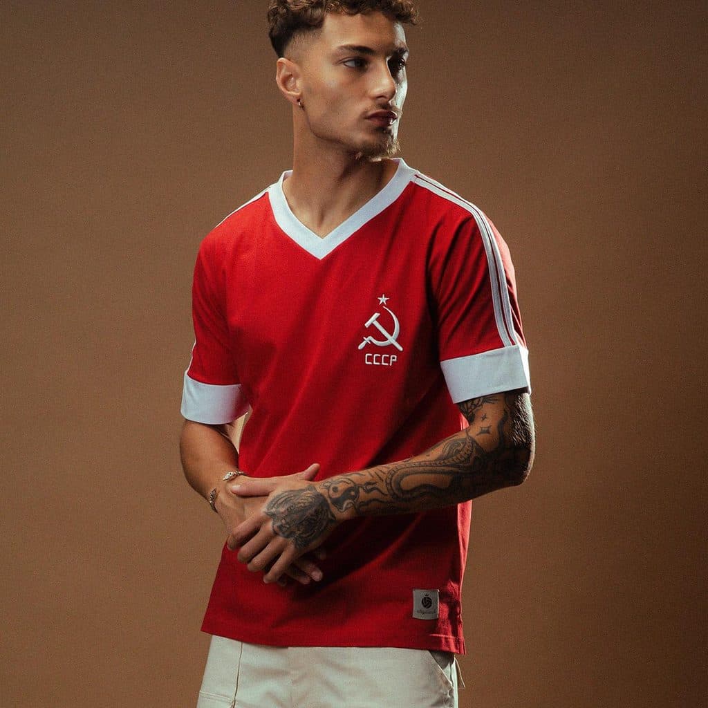 Camisa CCCP Retrô Listras Masculina