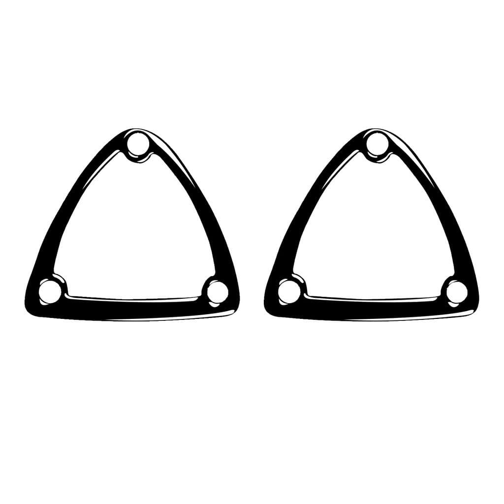 Adesivo De Capa De Encosto De Cabeça De Assento Para Mazda RX8 2004 2005 2006 2007 2008 Piano Preto Acessórios Guarnição