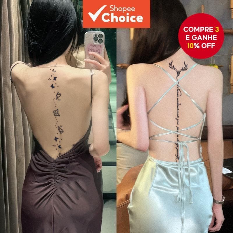 Nova Tatuagem Temporária de Ervas - Resistente à Água e de Longa Duração (7-15 Dias) Design Realista Não Reflexivo para