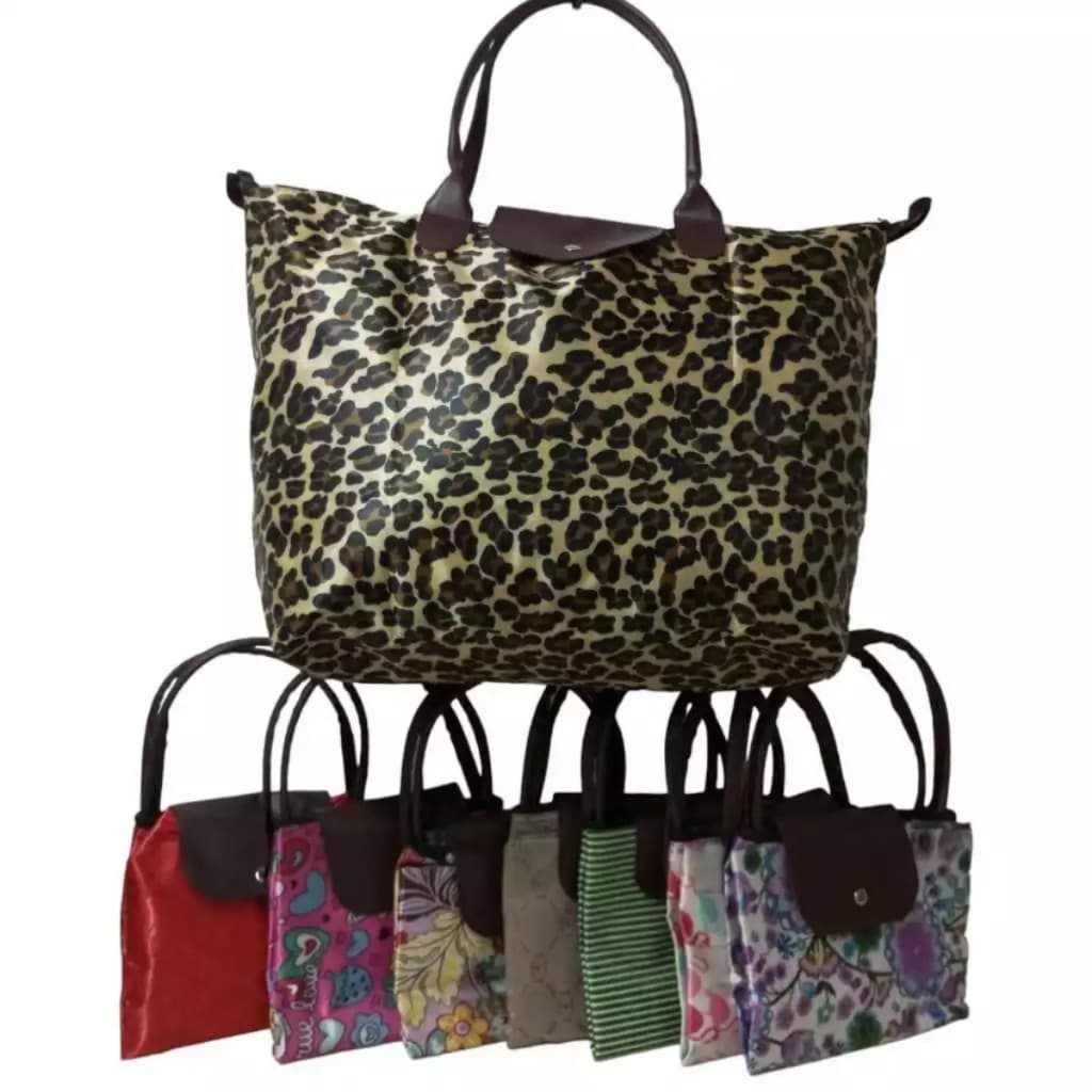 Bolsa Dobrável Sacola Estampas Variadas