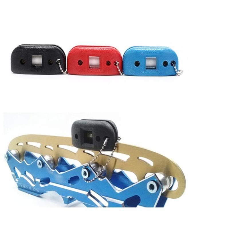 [Fineblue] Kit De Ferramentas De Pedra De Óleo Para Afiar Figuras De Skate Com Bolsa Novo Vermelho