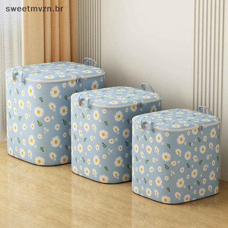 sweetmvzn Bolsa De Armazenamento De Colcha De Roupas Domésticas , Grande Capacidade , Dormitório Movimento , Mochila BR