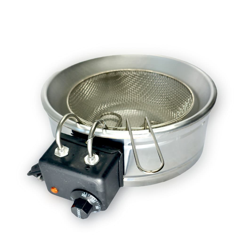Fritadeira Elétrica 3.5 Litros Redonda Cuba Aluminio Fryer Max