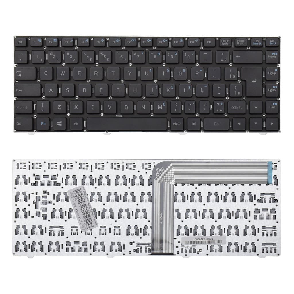 Teclado para Notebook Positivo Part Number MP-11J78PA-F5167