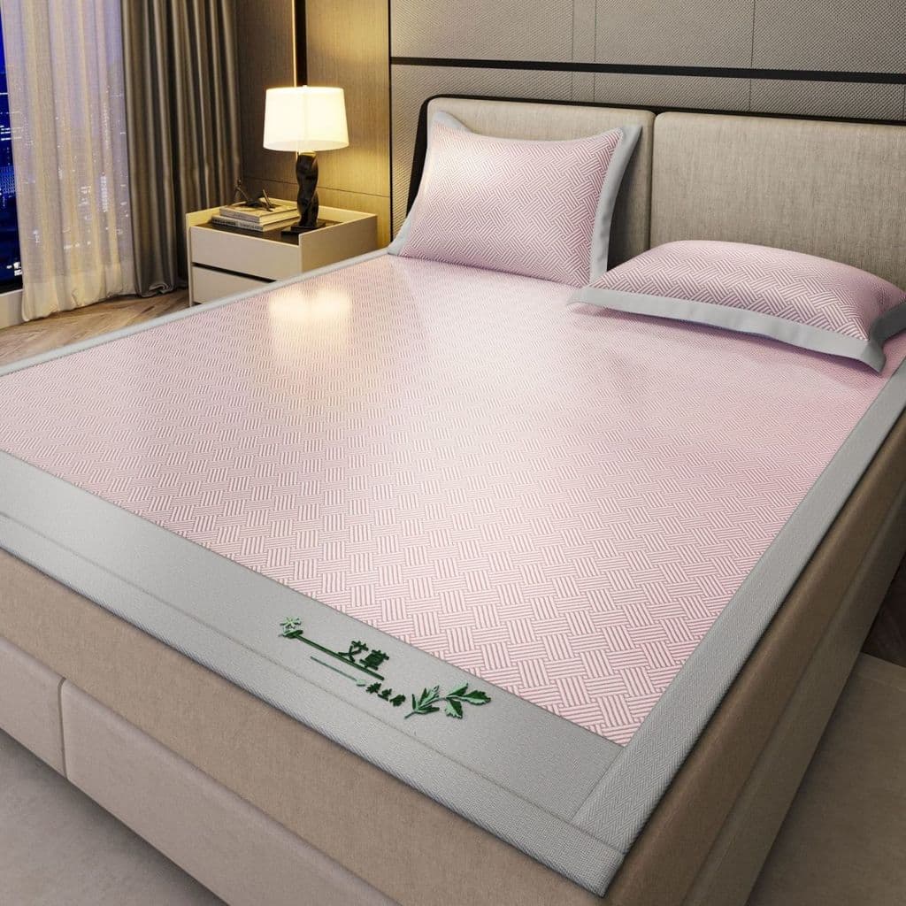 [Respirável e Absorvente de Suor] Colchonete Refrescante 90x190 para Camas de Estudantes, Colchonete Anti-Mosquito 90x20