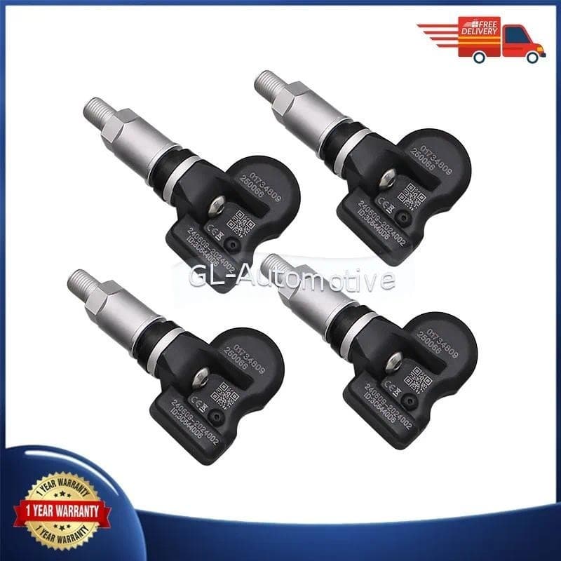 Conjunto De (4) 01734809 sensor De Pressão Dos Pneus TPMS Para Geely Coolray EMGRAND EV Pro ICON Vision S1 X3 433MHZ