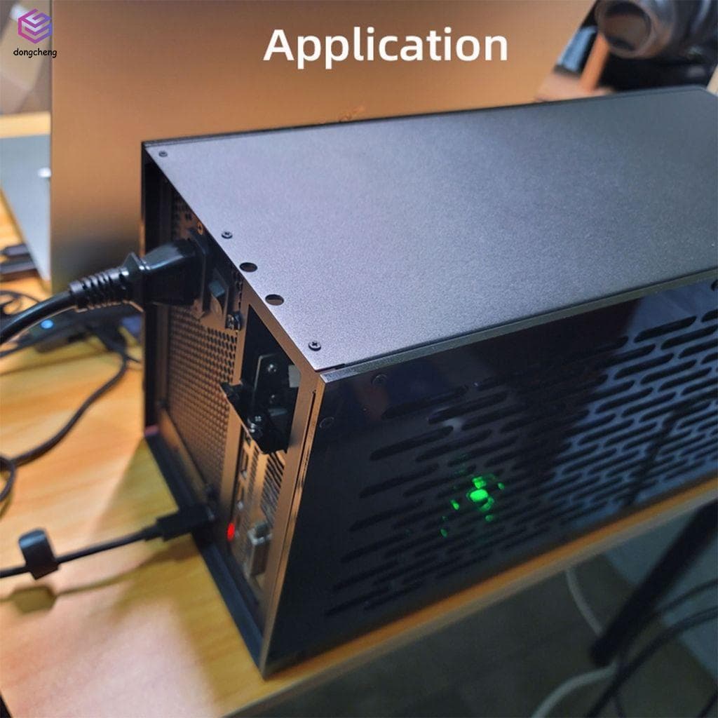 Estação De Acoplamento GPU Compatível Com Thunderbolt-Estrutura De Metal Suporta Display OLED Ventiladores De Resfriamen