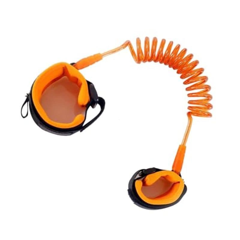 Corda de Tração para Pulso com Alça Laranja, Arnês de Segurança Anti-Perda para Caminhada Confortável e Elástica em Ativ