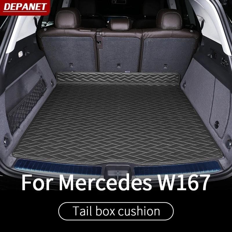Tapete Principal De Bagagem De Couro Para 2020 ~ 2015 Mercedes gle w167 350 450 500e Acessórios
