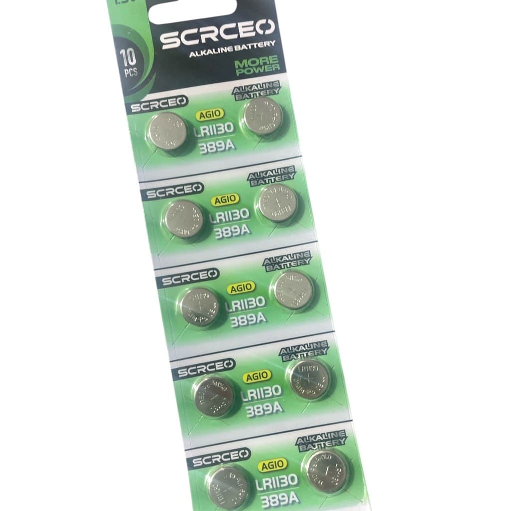 Fonte De Energia AG10 1.5v Uso Eletrônico Kit Com 10 Unidades LRII30