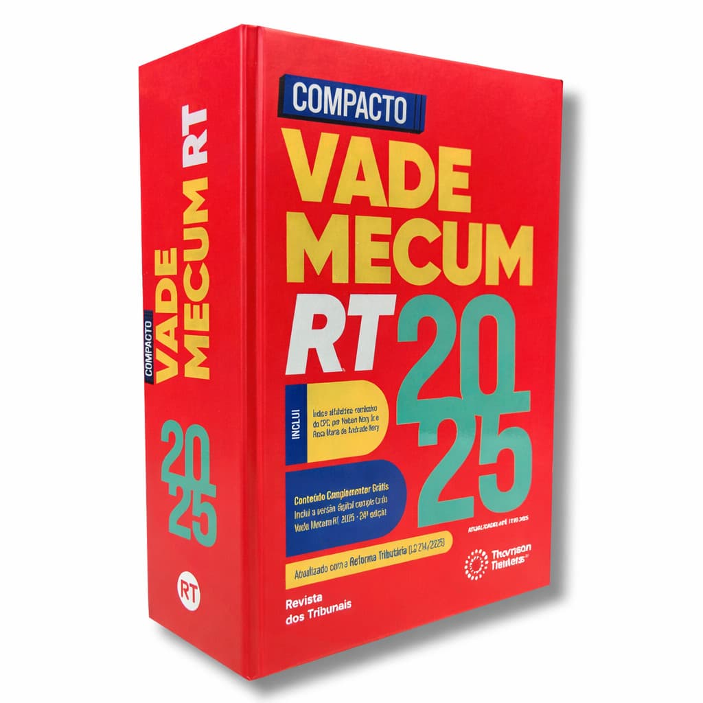Vade Mecum Compacto Rt - 24a Edição 2025  Revista Dos Tribunais Capa Dura 