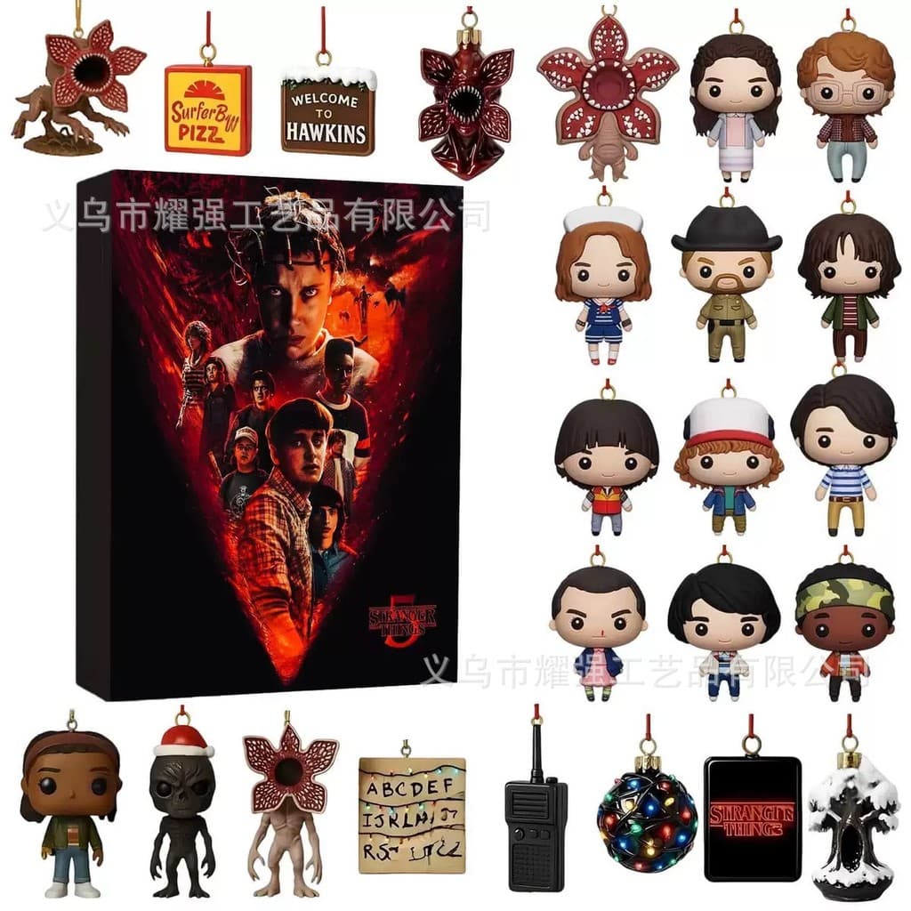 011 Calendário do Festival do Advento da Caixa Surpresa de Natal de Natal < Stranger Things > Presente 12