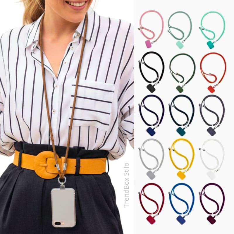 Cordão de Celular Ajustável Alça Anti Furto Para Celular Modelo Universal