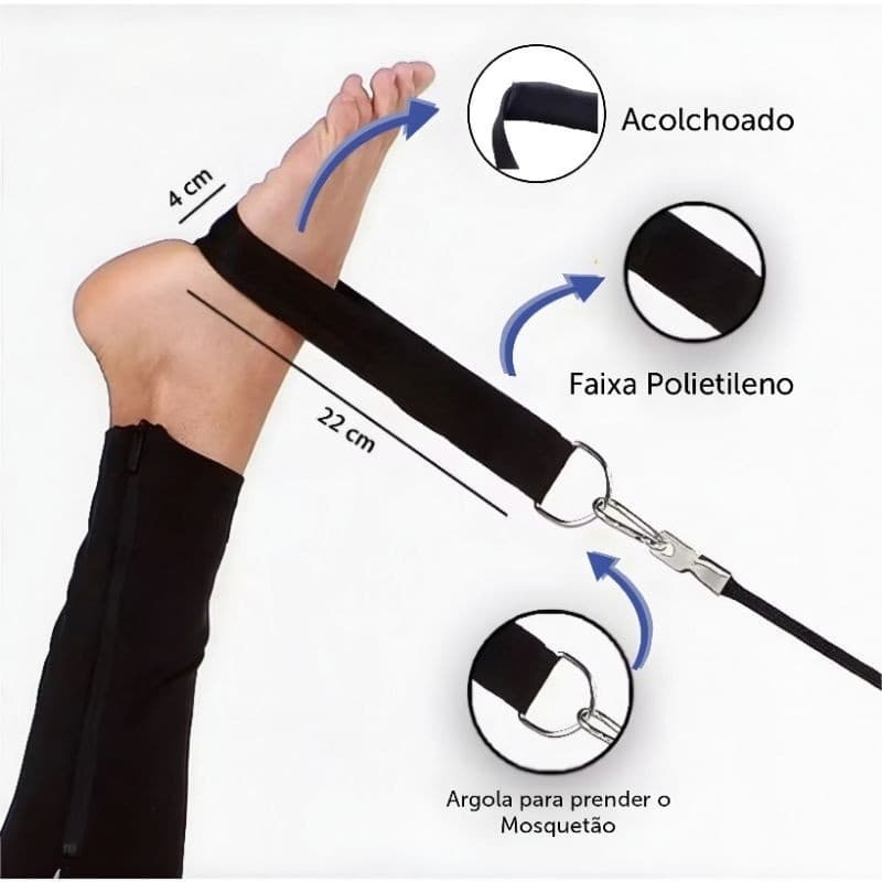 Alça de Pé Pilates Par Acolchoadas