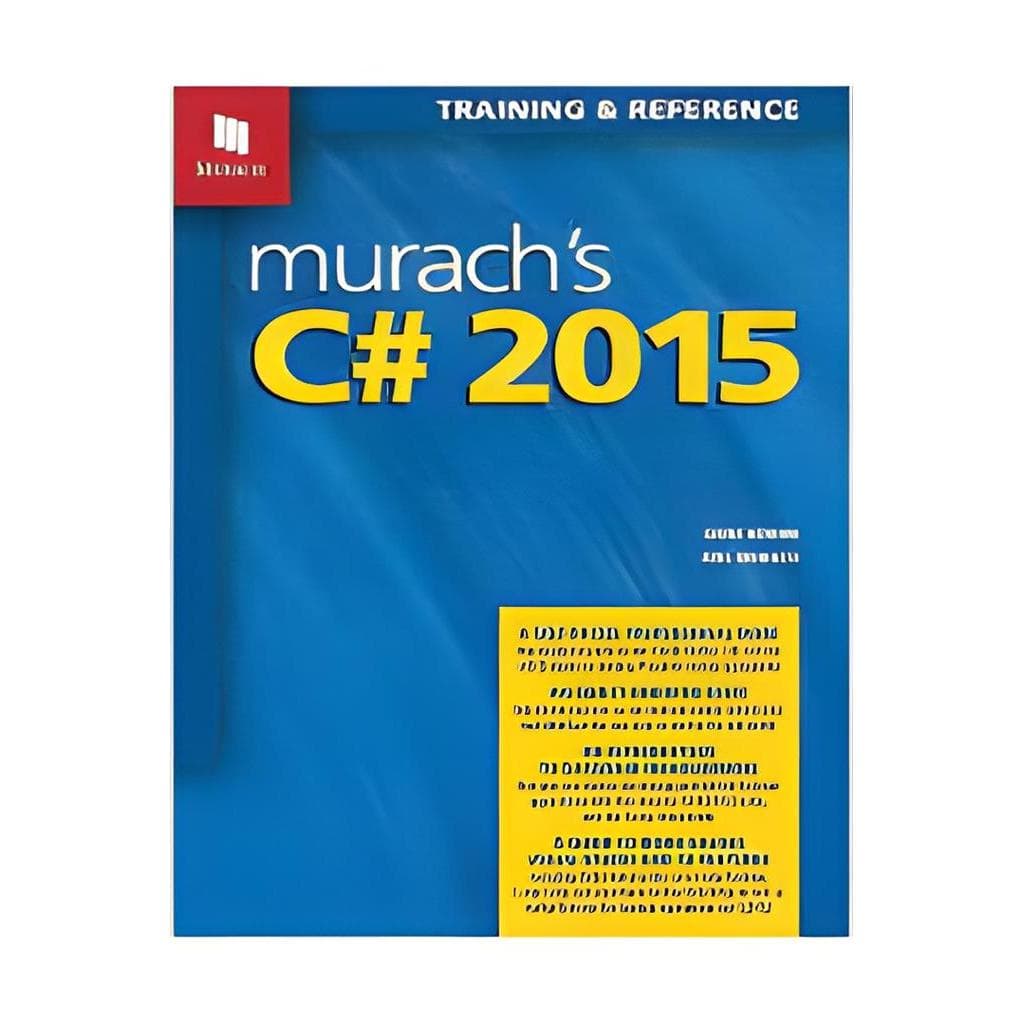Murachs C# 2015 : Training & Reference autor Anne Boehm - Joel Murach