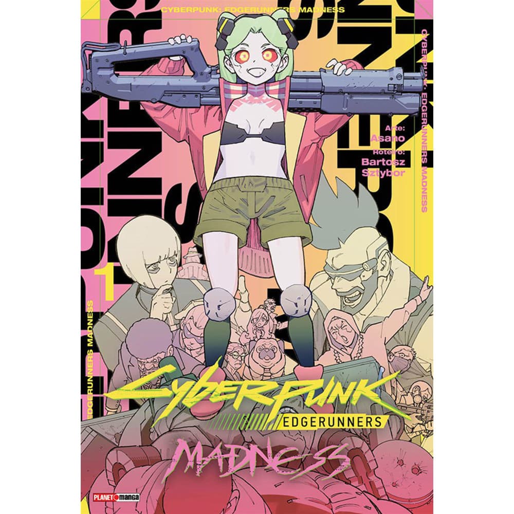 Mangá - Cyberpunk: Edgerunners Madness 01 - Novo/Lacrado