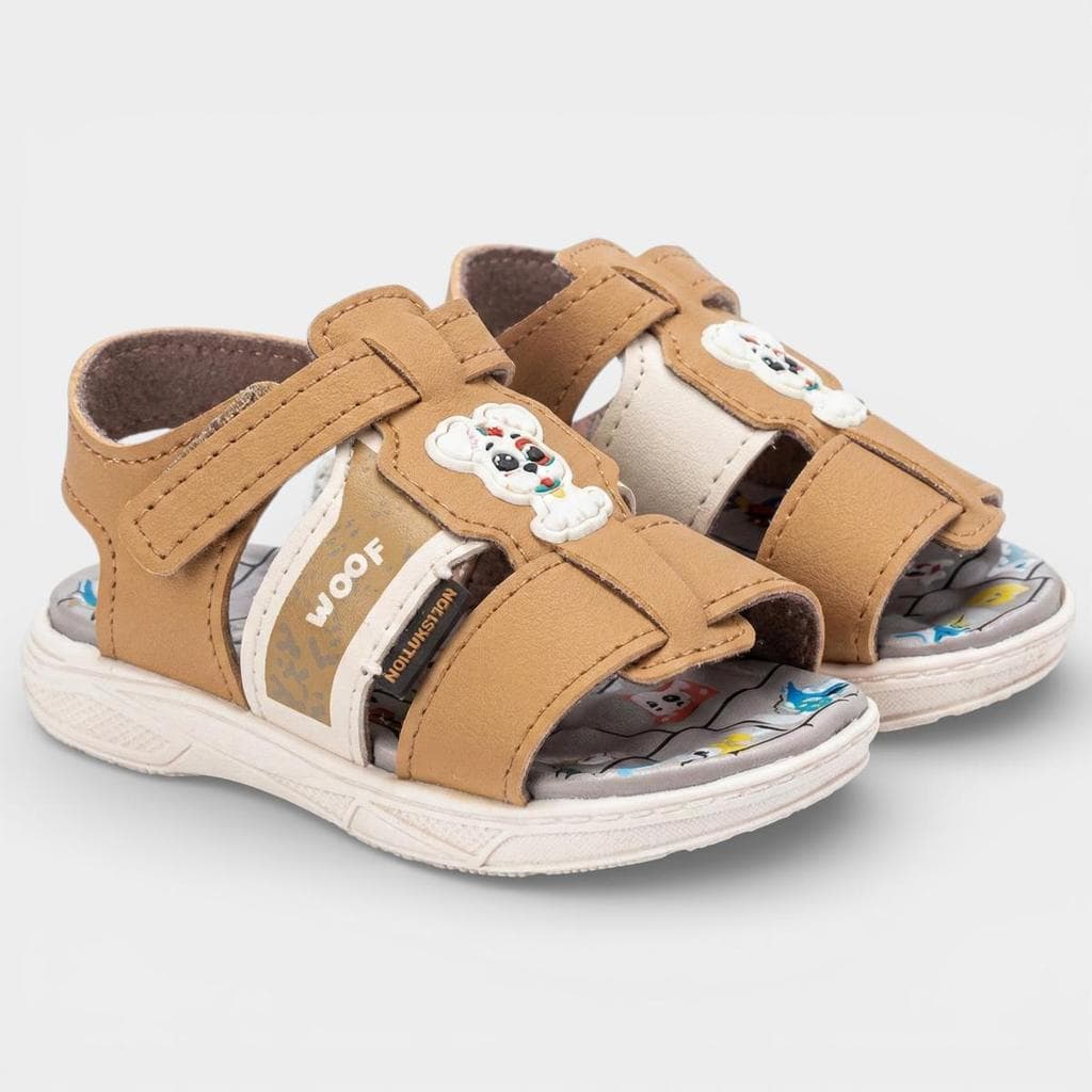 Papete Molekinho Dog Bebê - Branco e Marrom