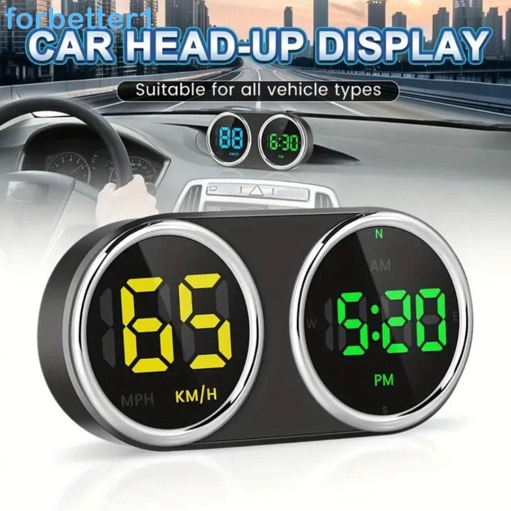 Velocímetro Digital Para Carro GPS FORBETTER , Relógio Plug & Play HUD Car Head Up Display , Plástico