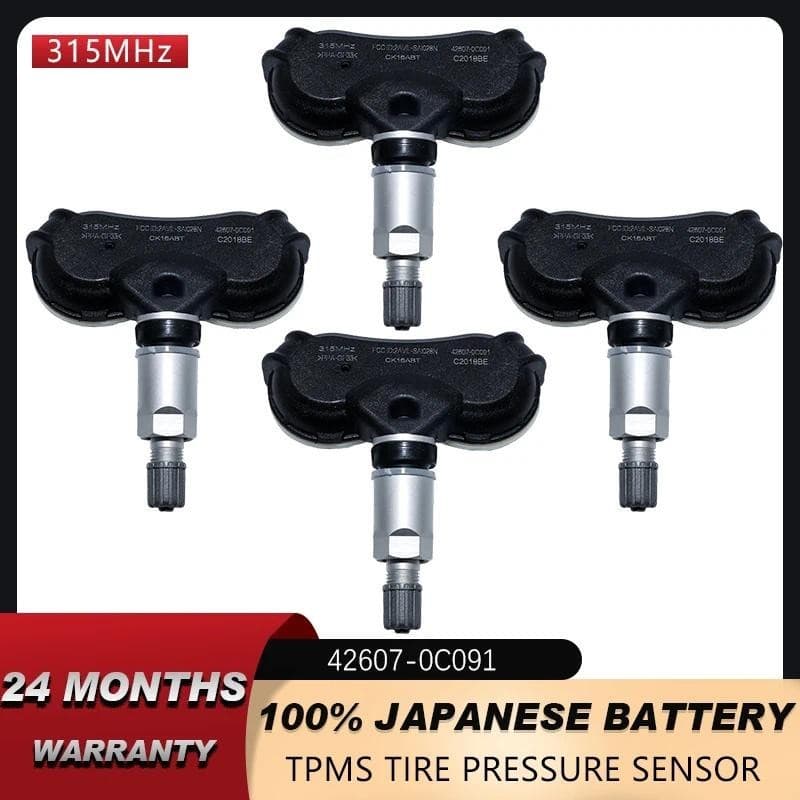 Para TOYOTA RAV4 2019 2020 HIGHLANDER 2020 SEQUOIA 2017-2020 TUNDRA Sensor Monitor De Pressão Dos Pneus 315MHZ 42607-0C0