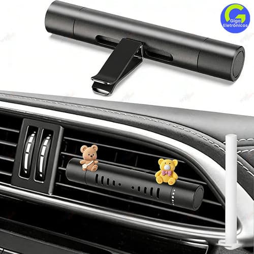 Perfume de Carro Portátil com Clipe | Aromaterapia para Saída de Ar e Purificador de Ar Veicular