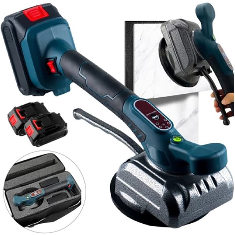 Maquina De Assentar Piso Elétrica Recarregável Com 2 Baterias 21v Linha Premium