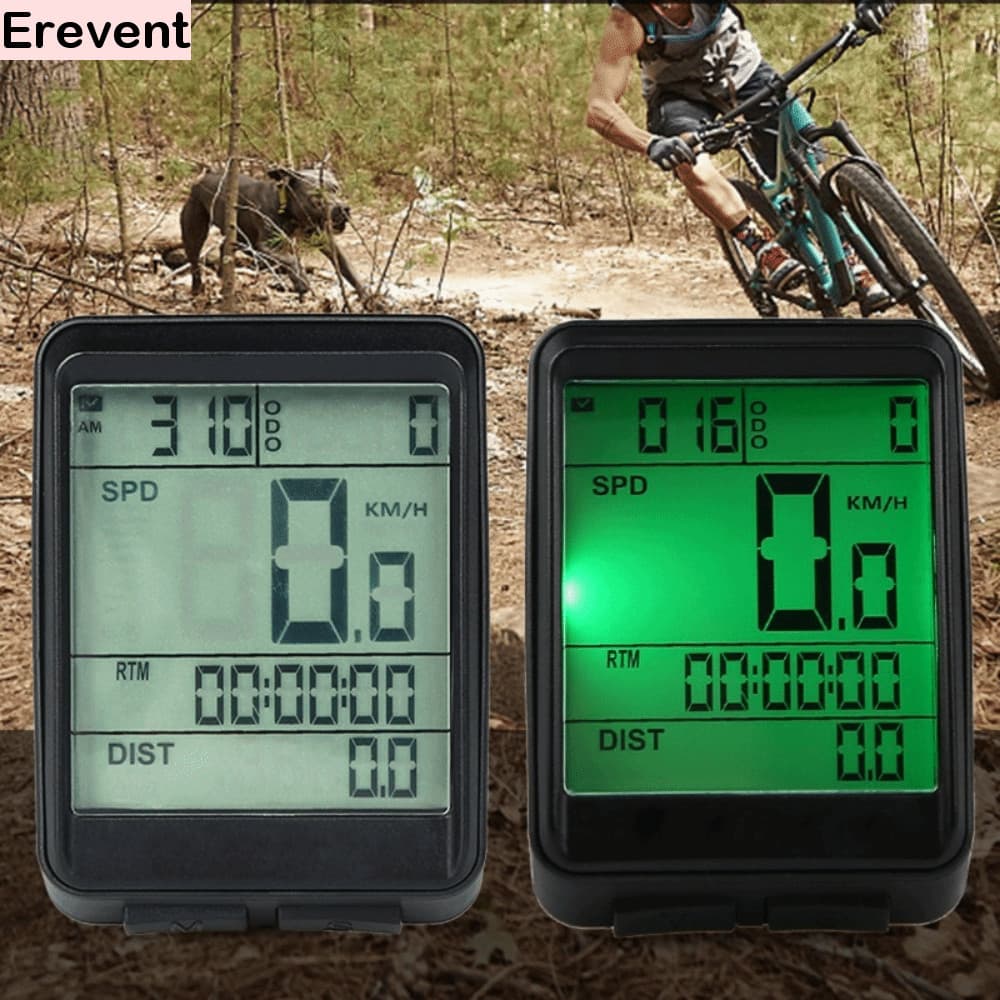 Velocímetro De Bicicleta SUNSET , Ciclismo À Prova D'água Multifuncional , Odômetro De Ciclo Sem Fio Com Display LCD