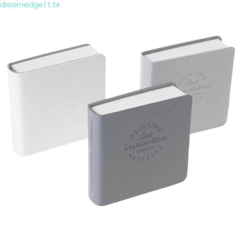 dreamedge11 3 Peças Diário Aquarela Quadrado Pequeno Livro Desenho Para