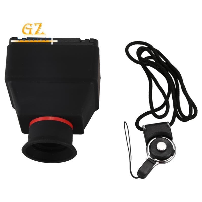 [gzhxdiizi1] Visor Lcd 3.2 Polegadas 3X Lupa Ocular Para Tela Universal De Câmera Dslr Borracha