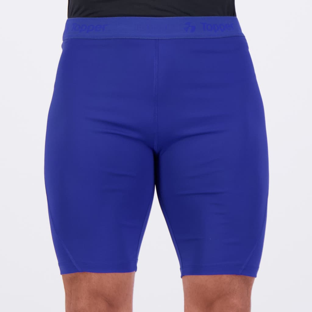 Bermuda Térmica Topper Poliamida Azul