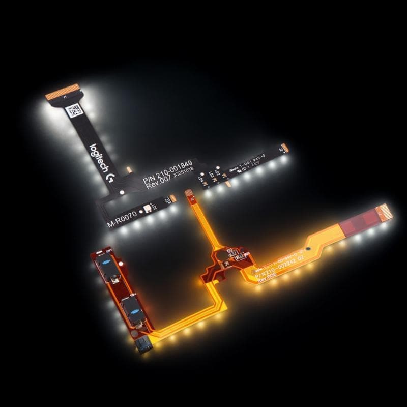 qo Mouse Cabo Flexível Para G Pro X Superlight/Sem Fio Teclas Laterais Placa De Circuito-Mãe br