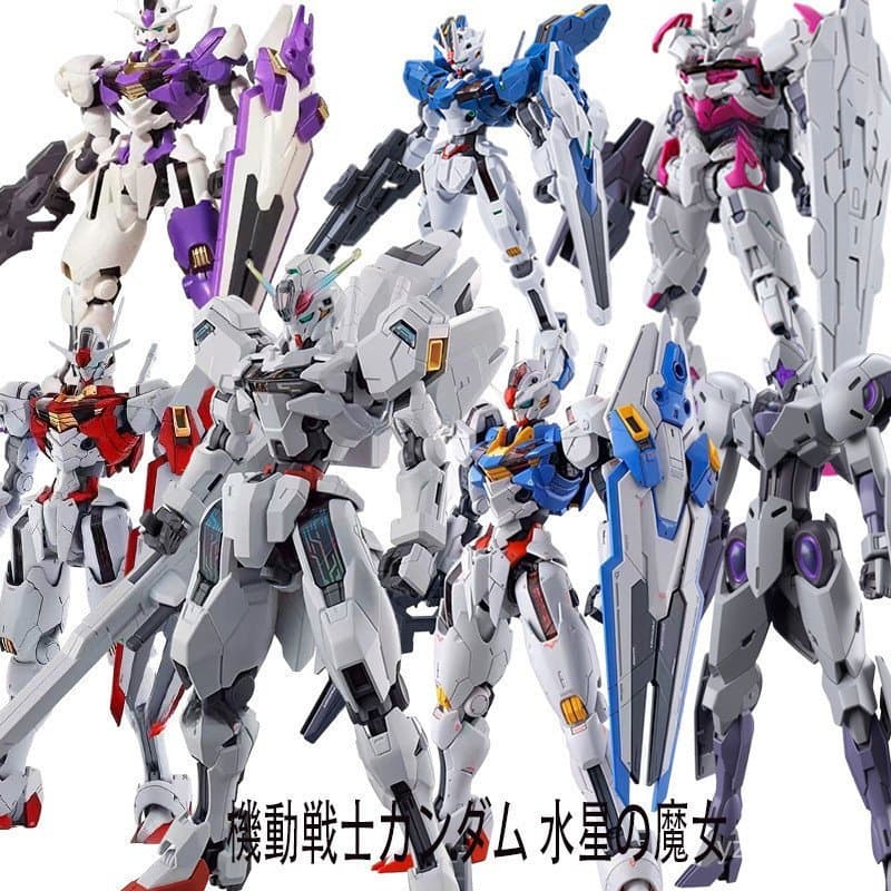 Gundam A Bruxa Mercúrio Mobile Fact HG 1/144 Calibarn Michaelis Modelo de Montagem Brinquedos 7U5E-&-* YXAM