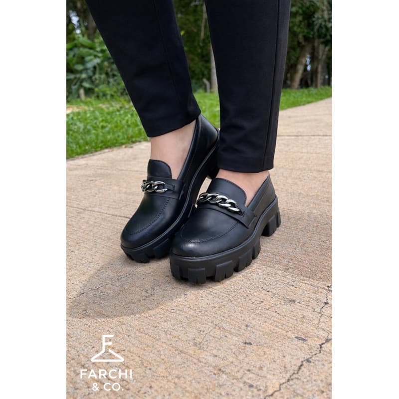 Sapato Oxford Feminino Slip On Tratorado Casual - Conforto e Estilo