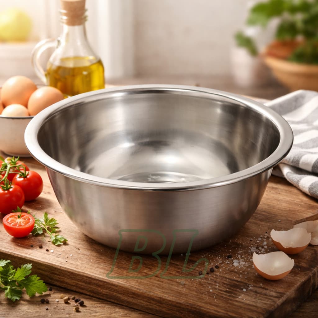 Tigela Aço Inox 2 Litros 23cm Saladeira Multiuso Bowl Profissional Cozinha Gourmet