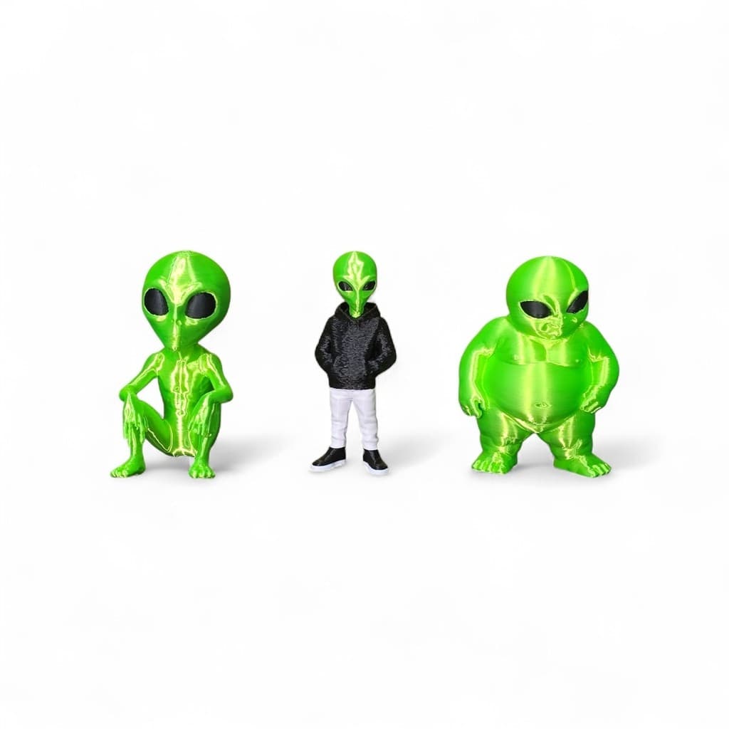 Kit 3 Mini Ets colecionável Decorativo Boneco Et Presente