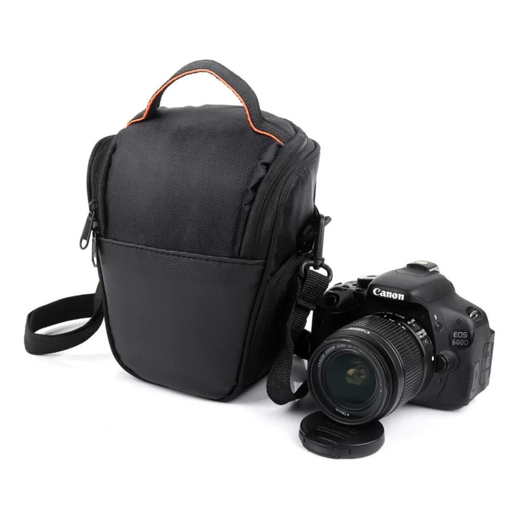Mochila Bolsa para Câmera Fotográfica Com Alça Lateral e Proteção de Espuma Acolchoada