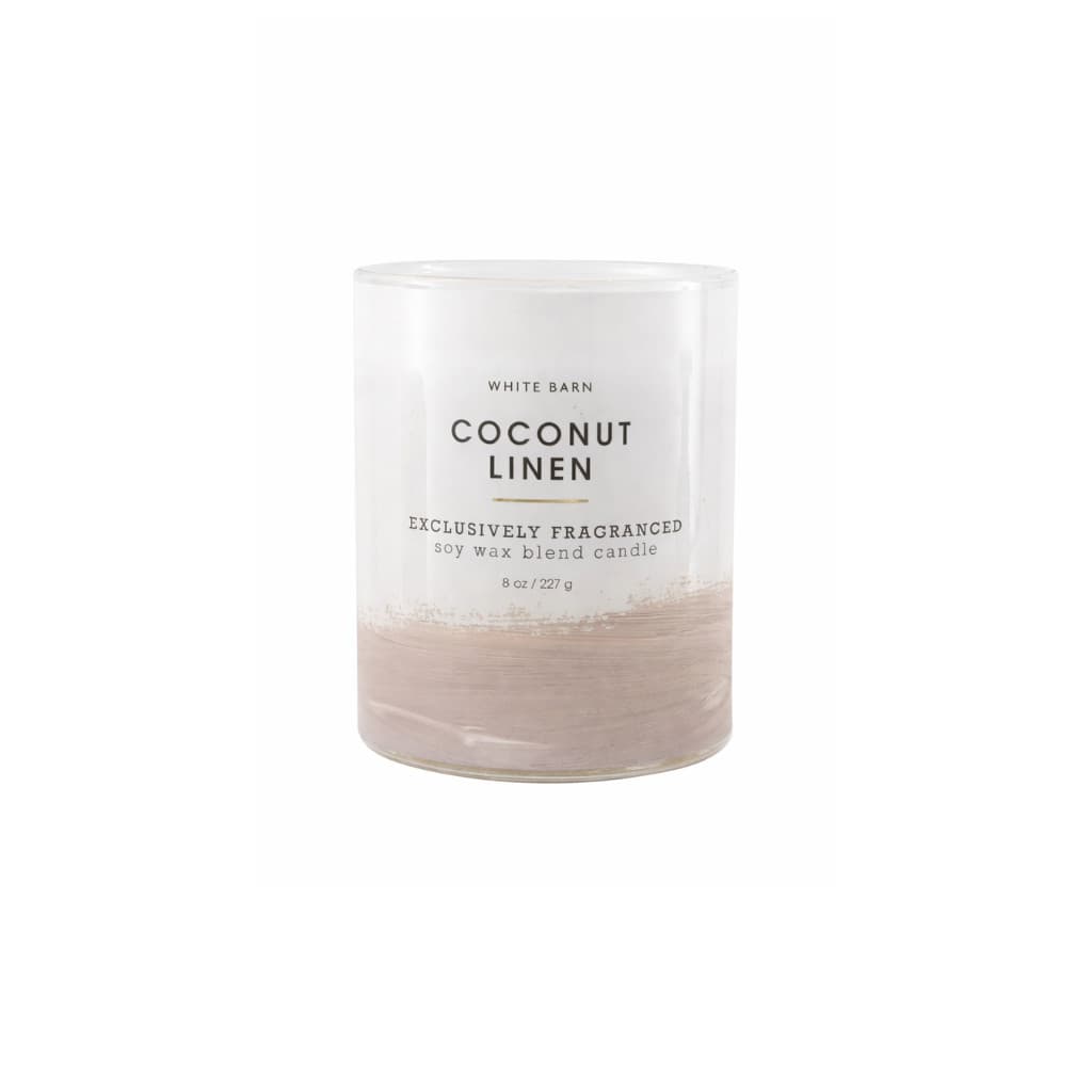 BATH & BODY WORKS - Vela Aromatizada 1 Pavio Coconut Linen 227g
