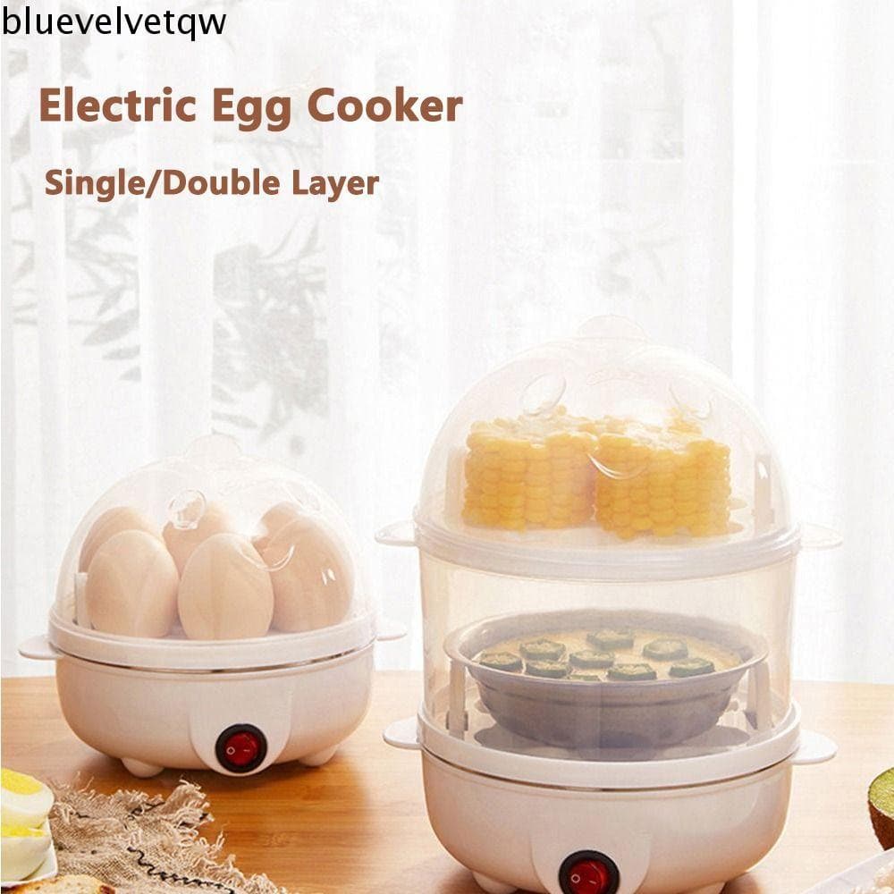 BLUEVELVETQW Panela Elétrica Para Ovos Multifuncional Auto-Café Da Manhã Cozinha Milho Leite Ovo Vaporizador