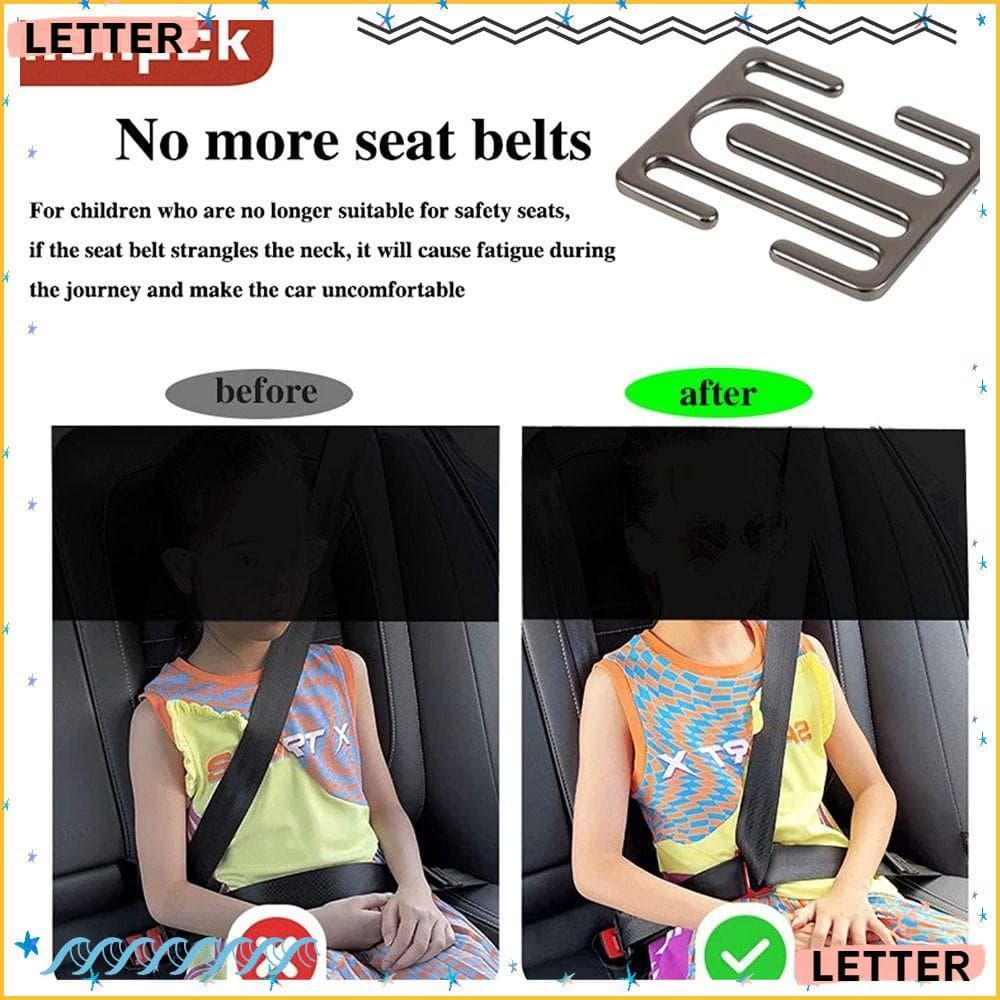 Carta Ombro Pescoço Cinta Segurança Confortável Carro Universal Cinto De Clipes