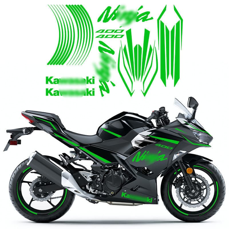 Kawasaki ninja400 Modificado Adesivo De Carro Inteiro Corpo À Prova Dwaterproof Água Decalque Da Motocicleta Garra Mágic