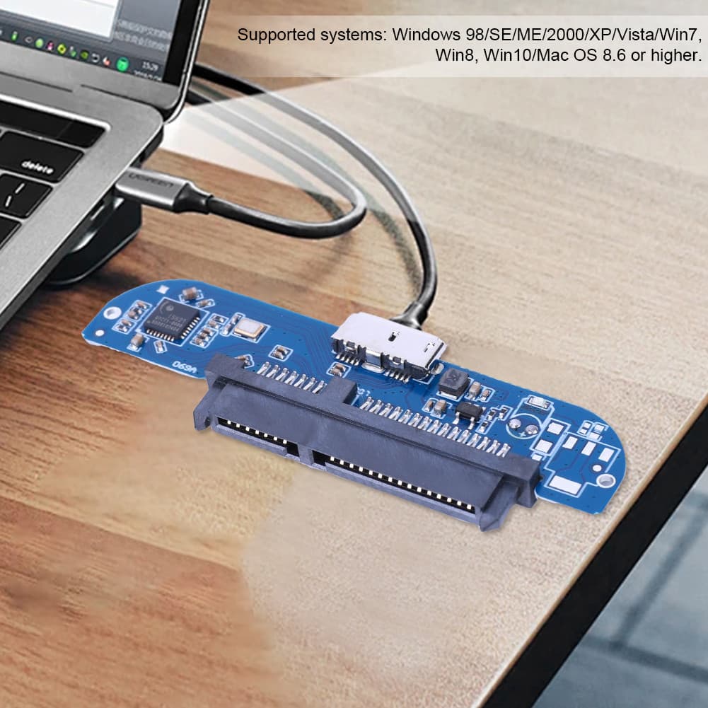 Conversor SATA Para USB 3.0 Adaptador De Cartão De Expansão Disco Rígido Laptop Desktop PC Computador