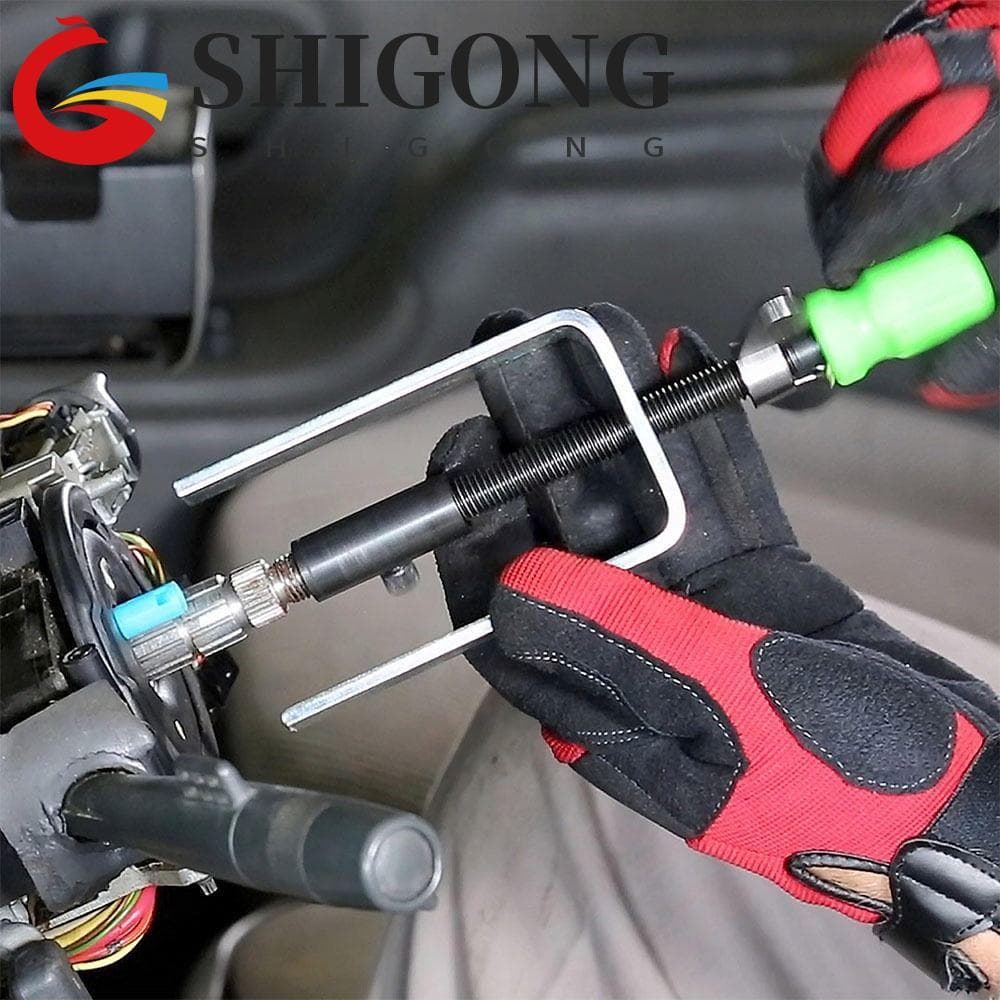 SHIGONG Ferramenta De Placa De Bloqueio De Volante , Ajustável Divisor De Aço Retentor , Resistente