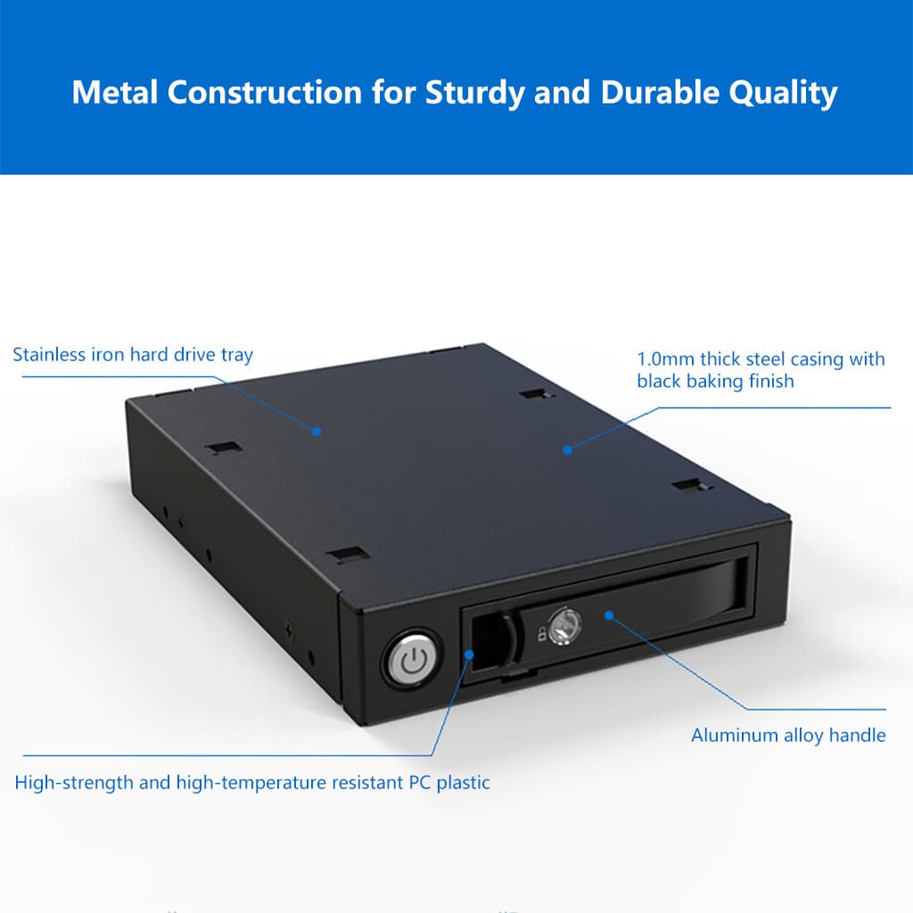 (TOOLFREE) U . 2/3 NVMe PCIe 4.0 SSD Floppy Drive Bay Caixa De Extração De Disco Rígido + Cabo