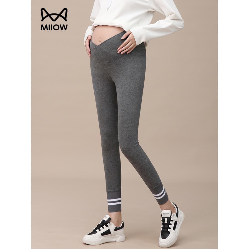 [Liberação] Gato Pessoas Grávidas Mulheres Leggings Primavera Outono Estilo Fino Desgaste Exterior Calças Skinny Outono 