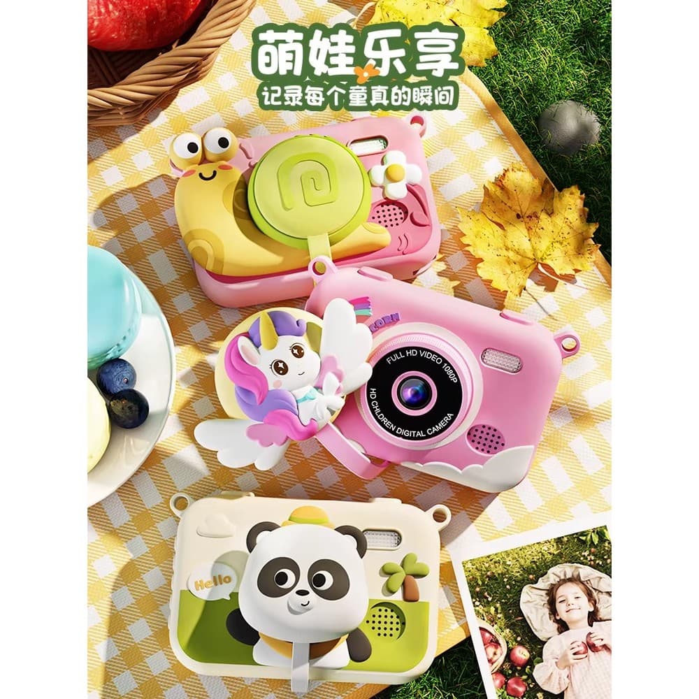 [Pacote Super econômico] Câmera infantil pode fotor vídeo Digital Polaroid bebê aniversário brinquedo de presente de ano