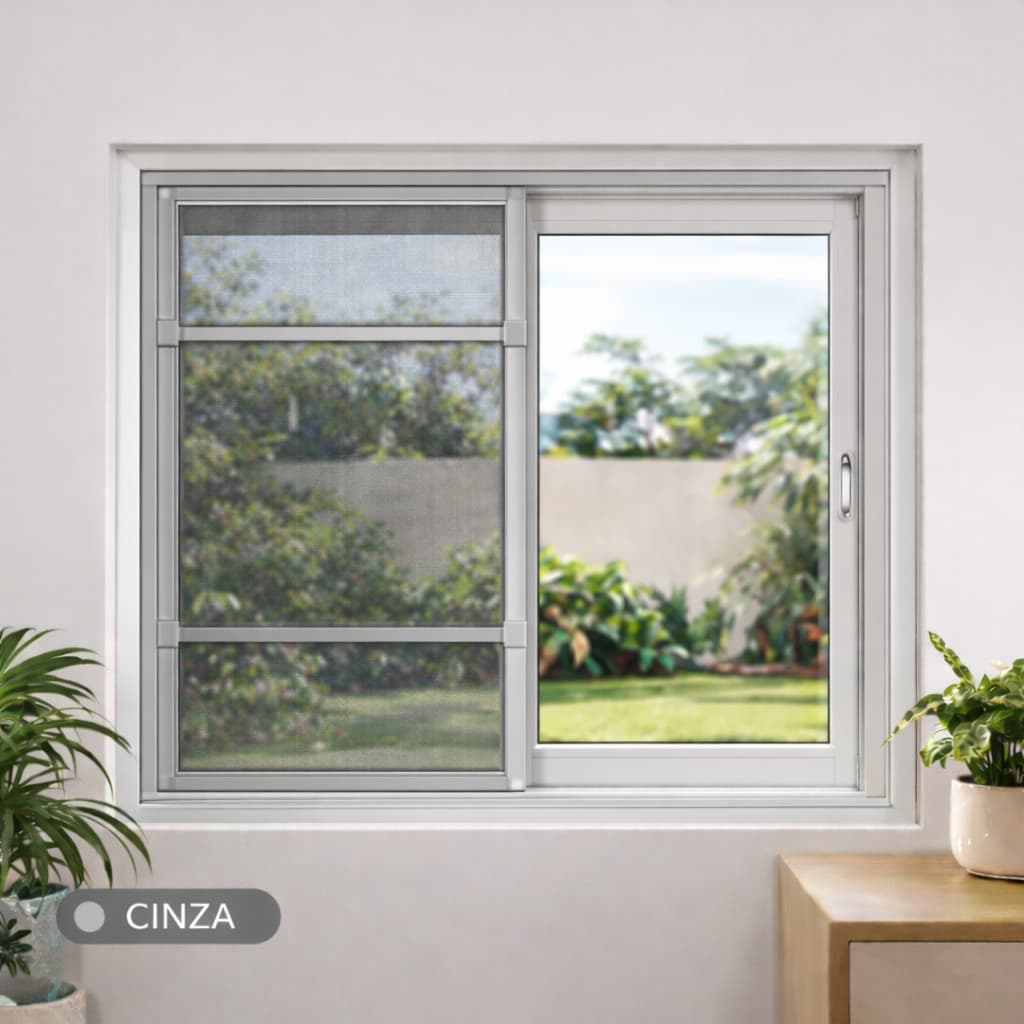 Tela Para Janela De Apartamento E Casa  Encaixe Mosquiteiro