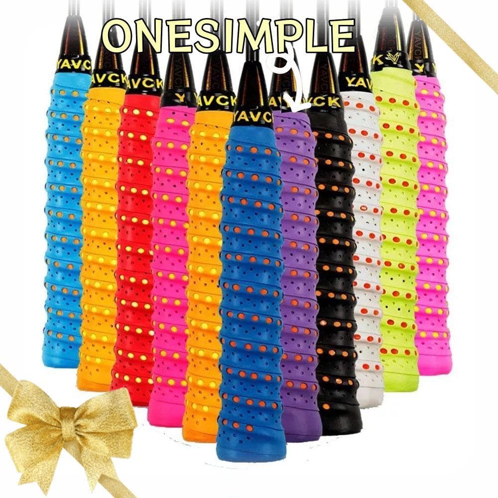 Overgrip De Tênis OS , Badminton De Absorção De Suor Respirável , Aperto De Raquetes Perfuradas De Enrolamento De Fita