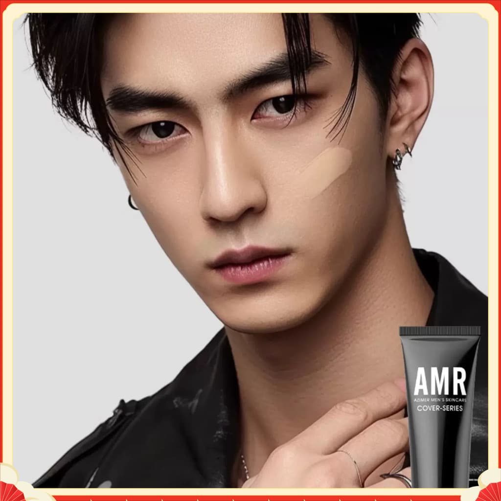 AMR creme de maquiagem masculino preguiçoso Nude isolamento de maquiagem bb creme corretivo marcas de Acne maquiagem de 